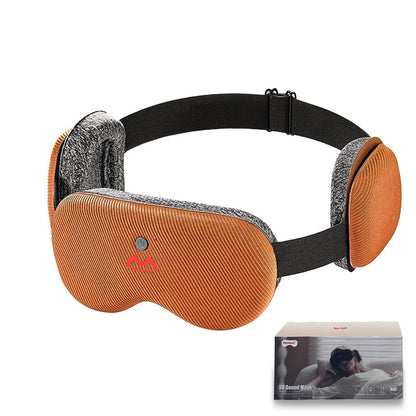 Bluetooth Sleep Mask 3D Stereo Light-Blocking White Noise Music